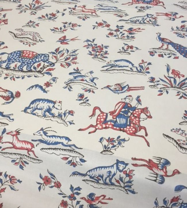 Titley & Marr Red & Blue cushion