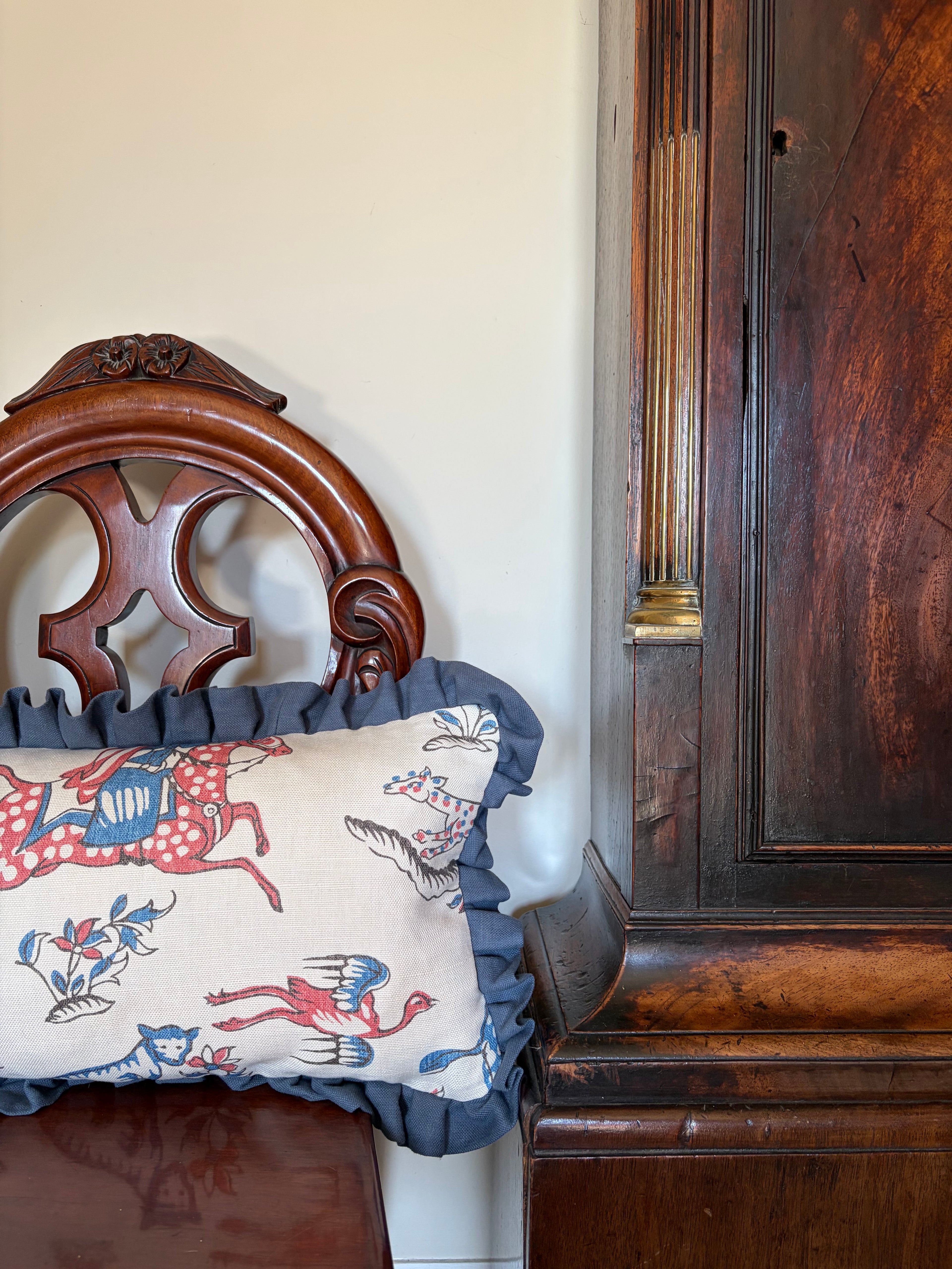 Titley & Marr Red & Blue cushion
